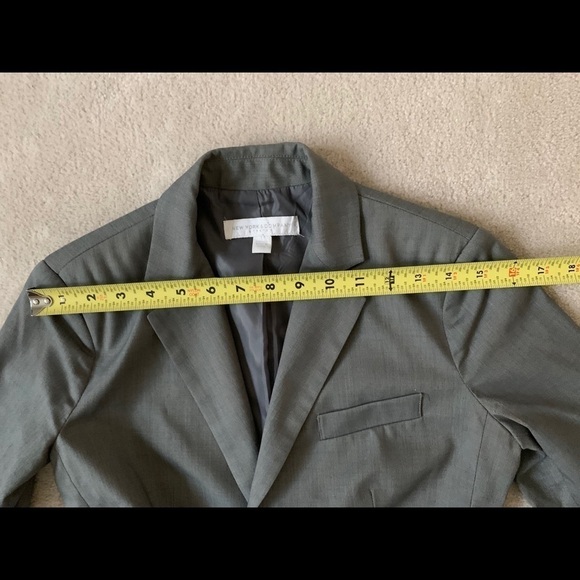 New York & CO stretch blazer Gray size 2 - Picture 9 of 10